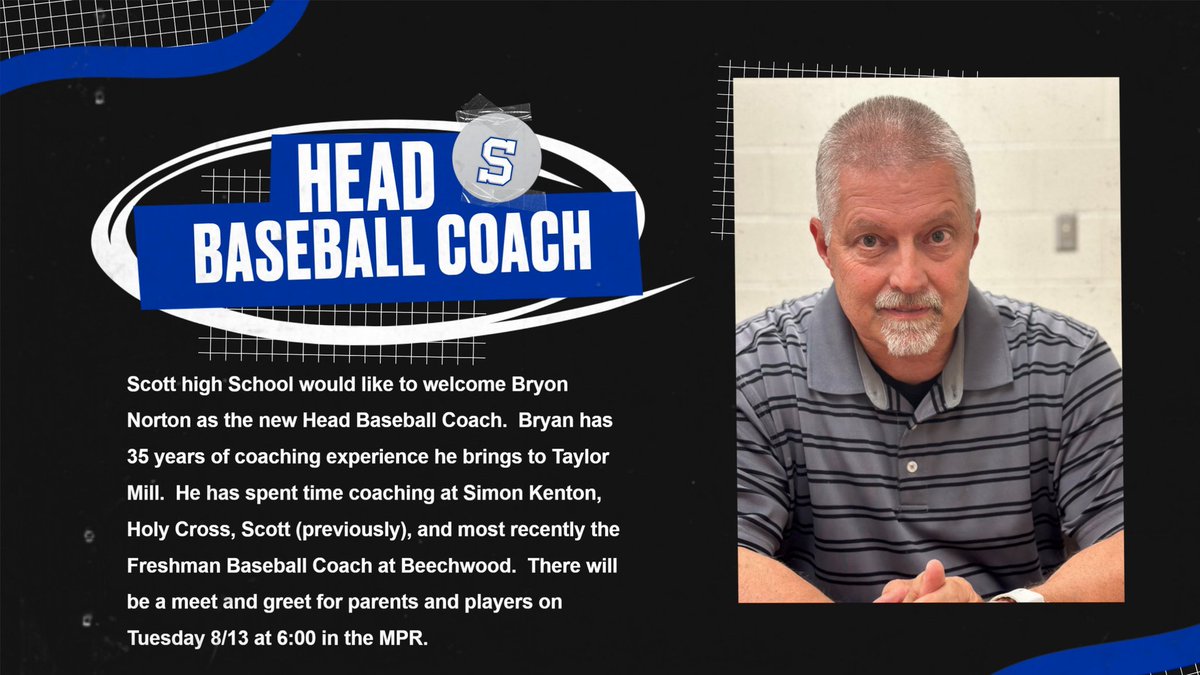 Thank you Coach <a href="/mantle27/">Bryan Norton</a> for all your hard work and dedication at Beechwood these past 7 years. We hate to see you go but love this opportunity for you!
Coach Norton is a fantastic baseball coach &amp; person. Scott High is getting a good one. Great hire!