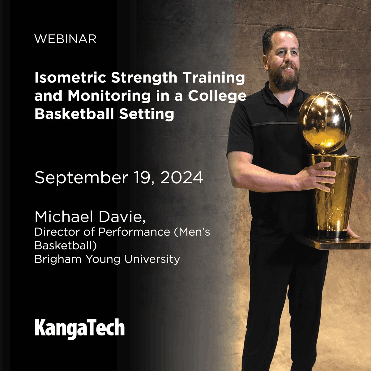 KangaTech_'s tweet photo. 🚨 Join us on September 19 for a webinar with Michael Davie, BYU Men’s Basketball Director of Performance! 🚨

Spaces are limited—register now to secure your spot and access the content later if you can't attend live!

Sign up here: https://t.co/rPu0H1TZBM

#SportsPerformance https://t.co/k93JvxX1iJ