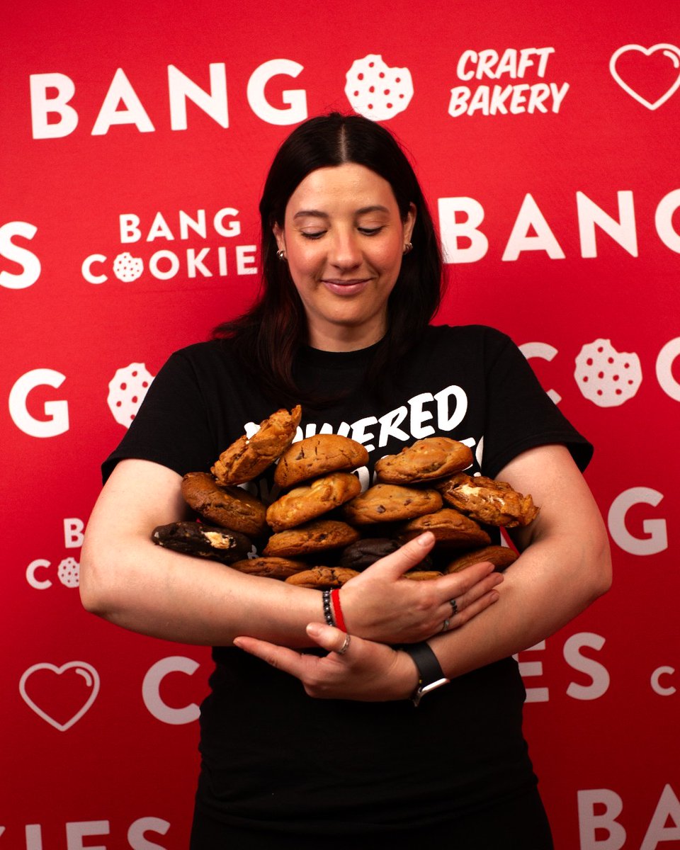 TryBangCookies's tweet photo. Time for another team shoutout! Meet Angie @oyetete, our top-notch cookie magician and the boss lady behind our commercial kitchen operations. She bakes cookies with endless love 🍪✨ 

...and guess what her favorite is?  All of them, obviously! 😄 https://t.co/aC7mxppXYA