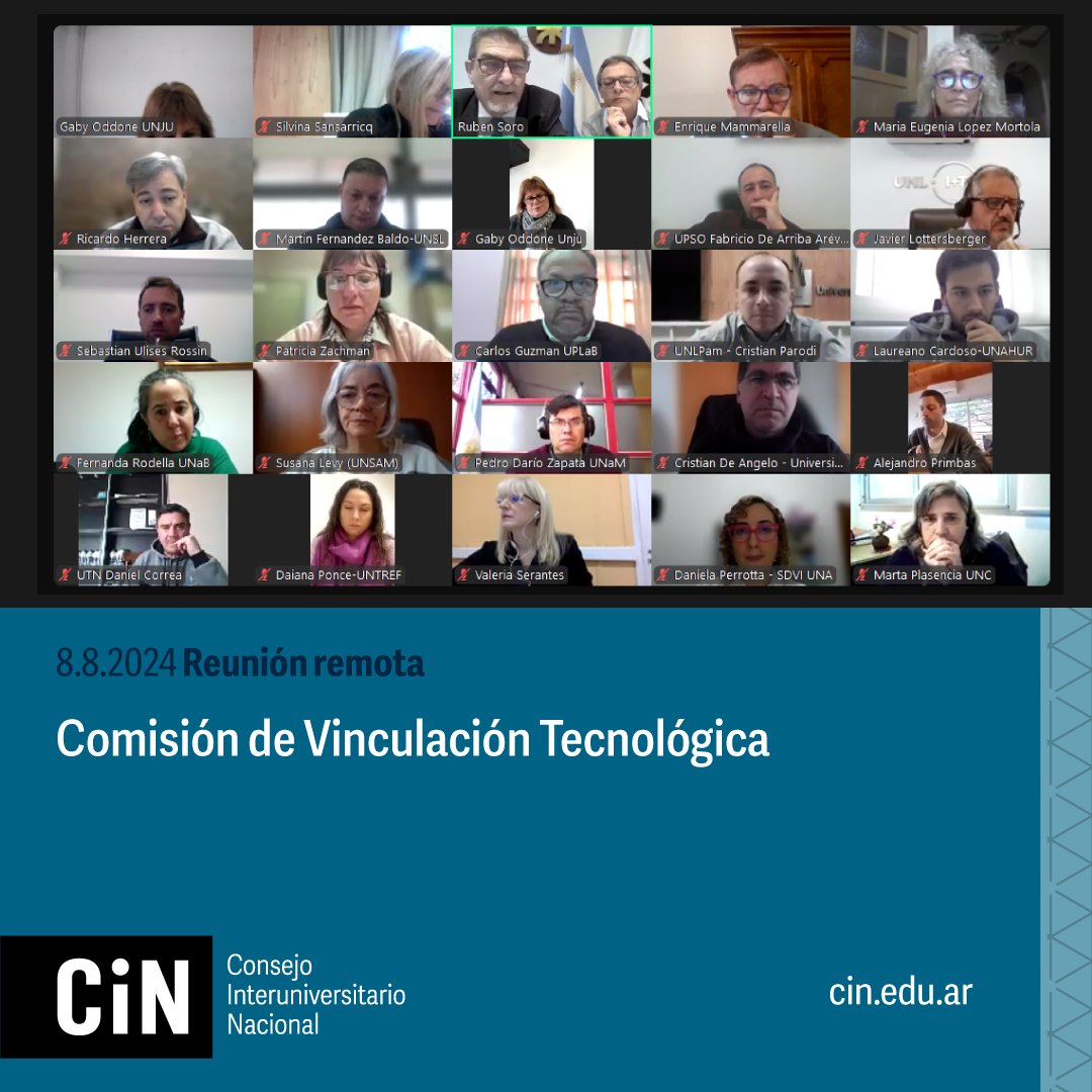 CINoficial's tweet photo. La Comisión de Vinculación Tecnológica del @CINoficial organiza el "Taller de articulación, indicadores y planificación en red", con la participación de su presidente, Rubén Soro, y de su vicepresidente, Enrique Mammarella.
📍 https://t.co/wNkTYeR5zr
📑 #RedVITEC
📅 21/8 9 h https://t.co/mElmbBQh6O