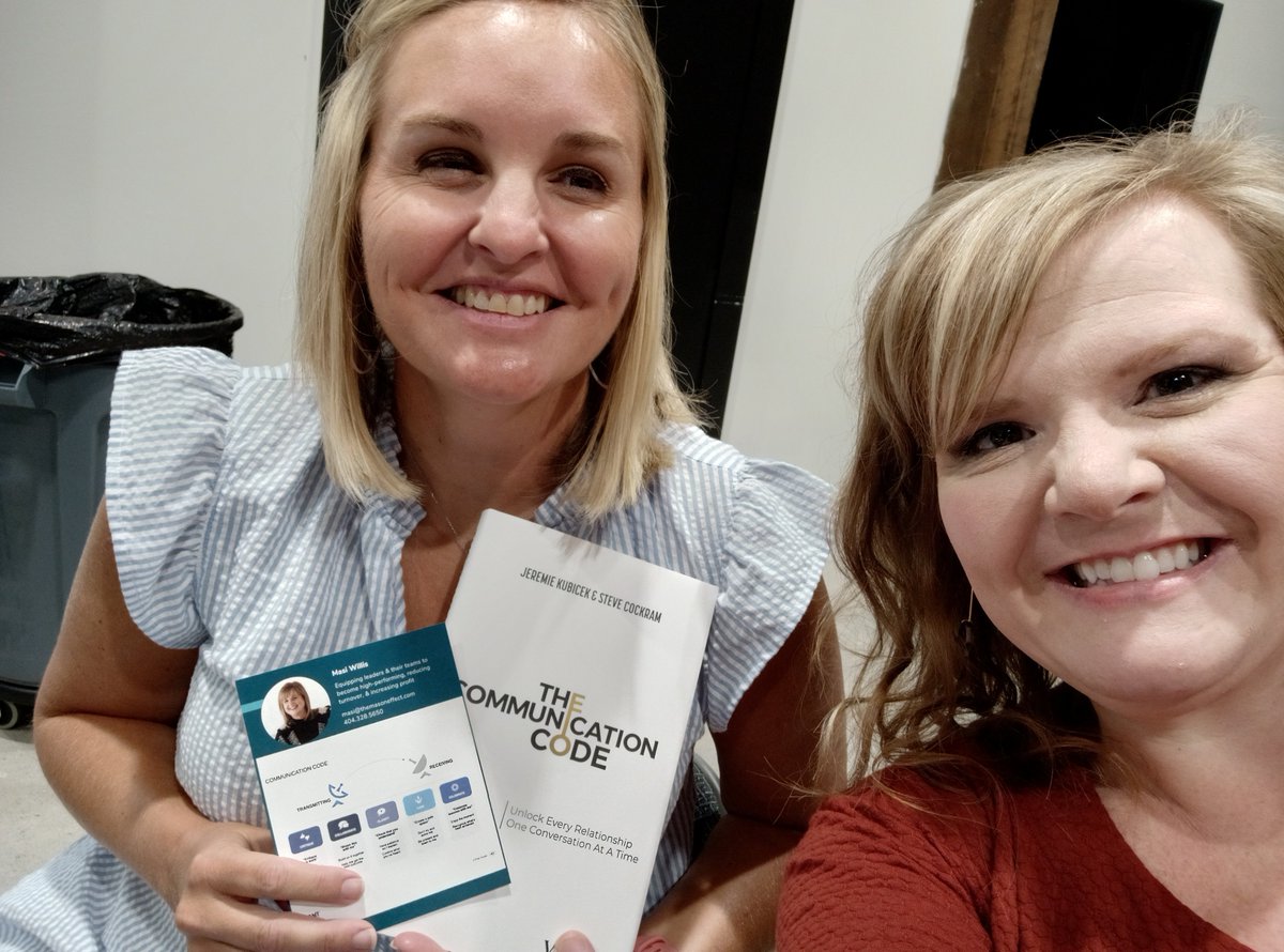 Shout-out to Ms. Masi Willis from the Mason Effect for a #powerful #thought_provoking leadership workshop. We had  a blast and look forward to digging into <a href="/JeremieKubicek/">Jeremie Kubicek - Speaker/Author</a> and <a href="/stevecockram/">Steve Cockram</a>  "The Communication Code." #CCSDPartnersInAction <a href="/BGESTEM/">Ball Ground STEM Academy</a>