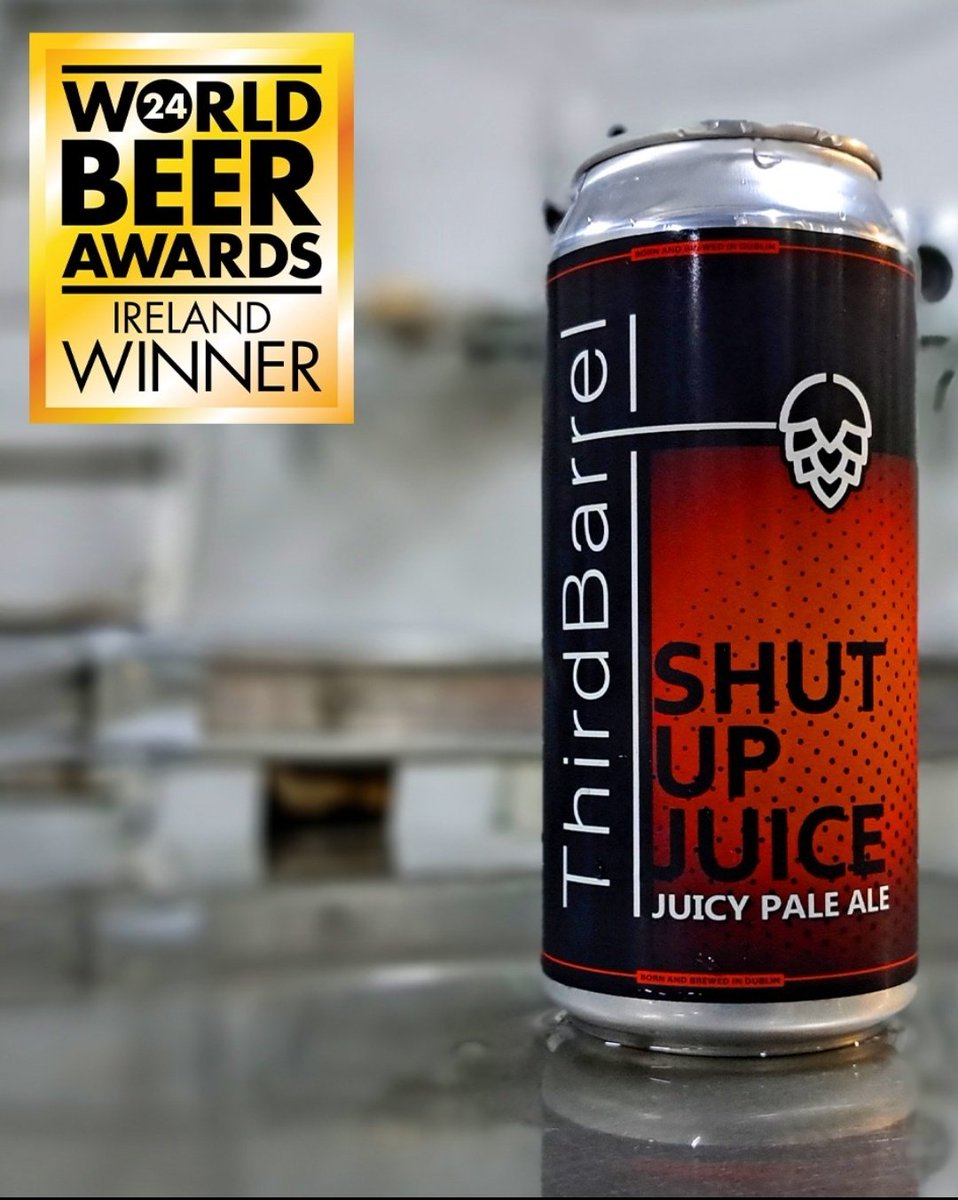 ThirdBarrelbrew's tweet photo. That'll do nicely. Shut up Juice, best American Pale in Ireland and a silver medal for Boom. 2  beers entered, 2 medals. Chuffed https://t.co/PVQolVBwi2