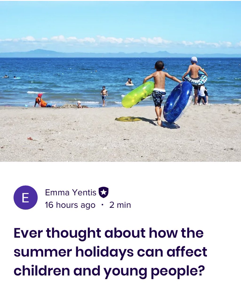 ttleducation's tweet photo. 🚨Check out Emma’s new blog! It’s brilliant, lots of help for the summer holidays🚨

https://t.co/zRruCwx4dm

#education #school #schoolholidays #summerholidays #teaching #teachers #teacherlife https://t.co/lKjkT2b5qk