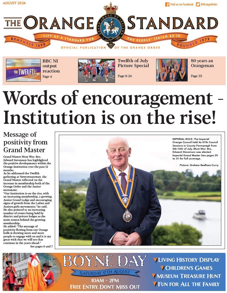 Sign up for your digital Orange Standard!
Simply click the link below:
goli.org.uk/orangestandard