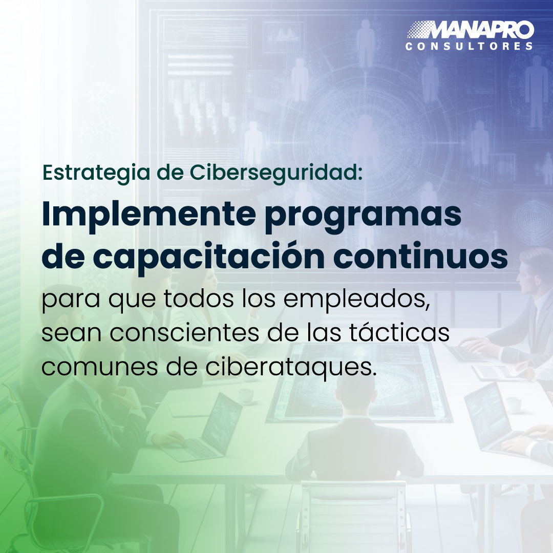 Al capacitar a su personal en #ciberseguridad, las empresas fortalecen su primera línea de defensa contra las #amenazas digitales. manapro.com/25-ha-reportad…