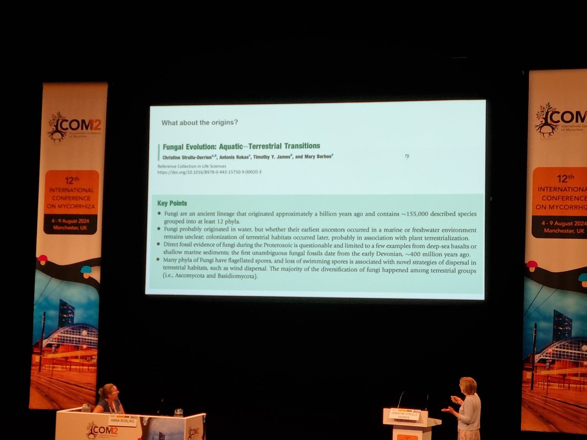Nice lightning talk by <a href="/Bea_m_Bock/">Bea Bock</a> on her interesting work on common fungal networks formed by dark septate endophytic fungi

#icom12 <a href="/ICOM_12/">12th International Conference on Mycorrhiza 2024</a>