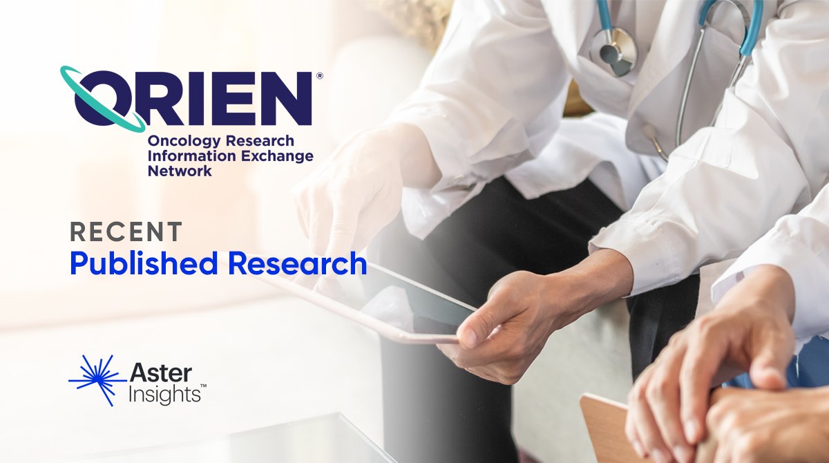 Scientists across #ORIEN are continually innovating &amp; studying a broad range of topics such as tumor microbiomes, #immuno-oncology, inherited risks, #HealthEquity, #DataScience, #Sarcoma, #BreastCancer, #GI, Thyroid #cancers, and more.  asterinsights.com/research/publi…