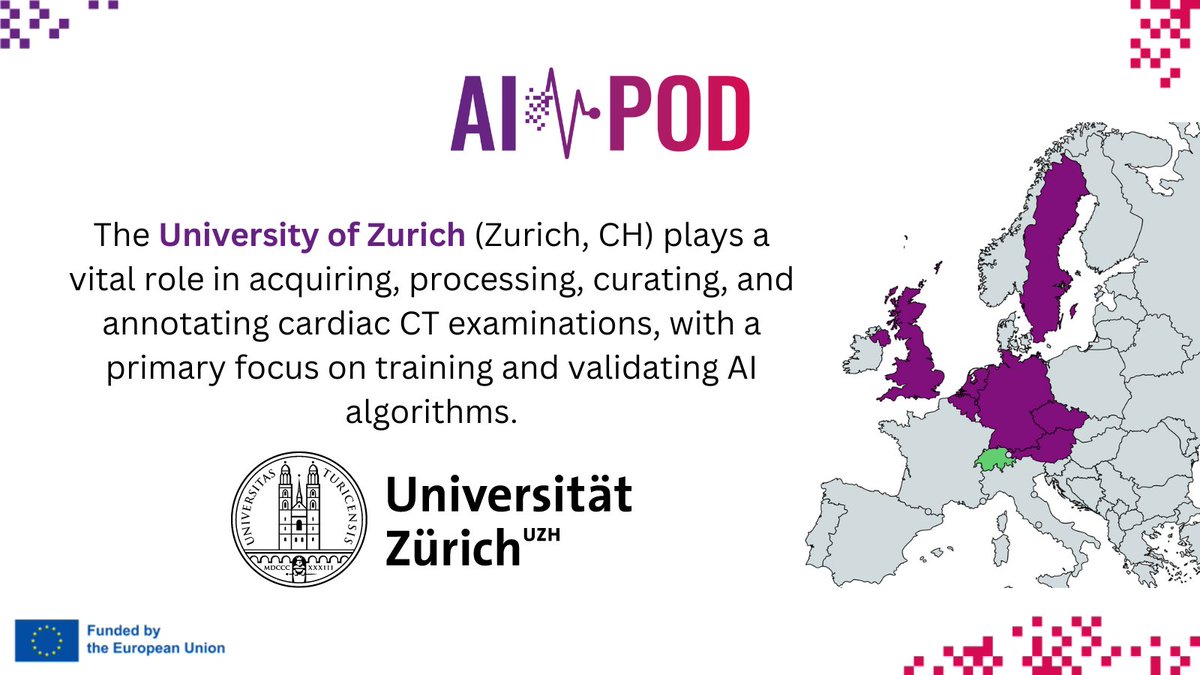 AI-POD Project (@aipod_eu) on Twitter photo 🤝 Proud to collaborate with visionary partners on the <a href="/AIPOD_eu/">AI-POD Project</a> journey! Today, meet our partner <a href="/Unispital_USZ/">Unispital_USZ</a> 🎉
👉 Learn more about our partner: ai-pod.eu/consortium/uzh/
#HorizonEU #EUfunded #Teamwork 🤝 Proud to collaborate with visionary partners on the <a href="/AIPOD_eu/">AI-POD Project</a> journey! Today, meet our partner <a href="/Unispital_USZ/">Unispital_USZ</a> 🎉
👉 Learn more about our partner: ai-pod.eu/consortium/uzh/
#HorizonEU #EUfunded #Teamwork