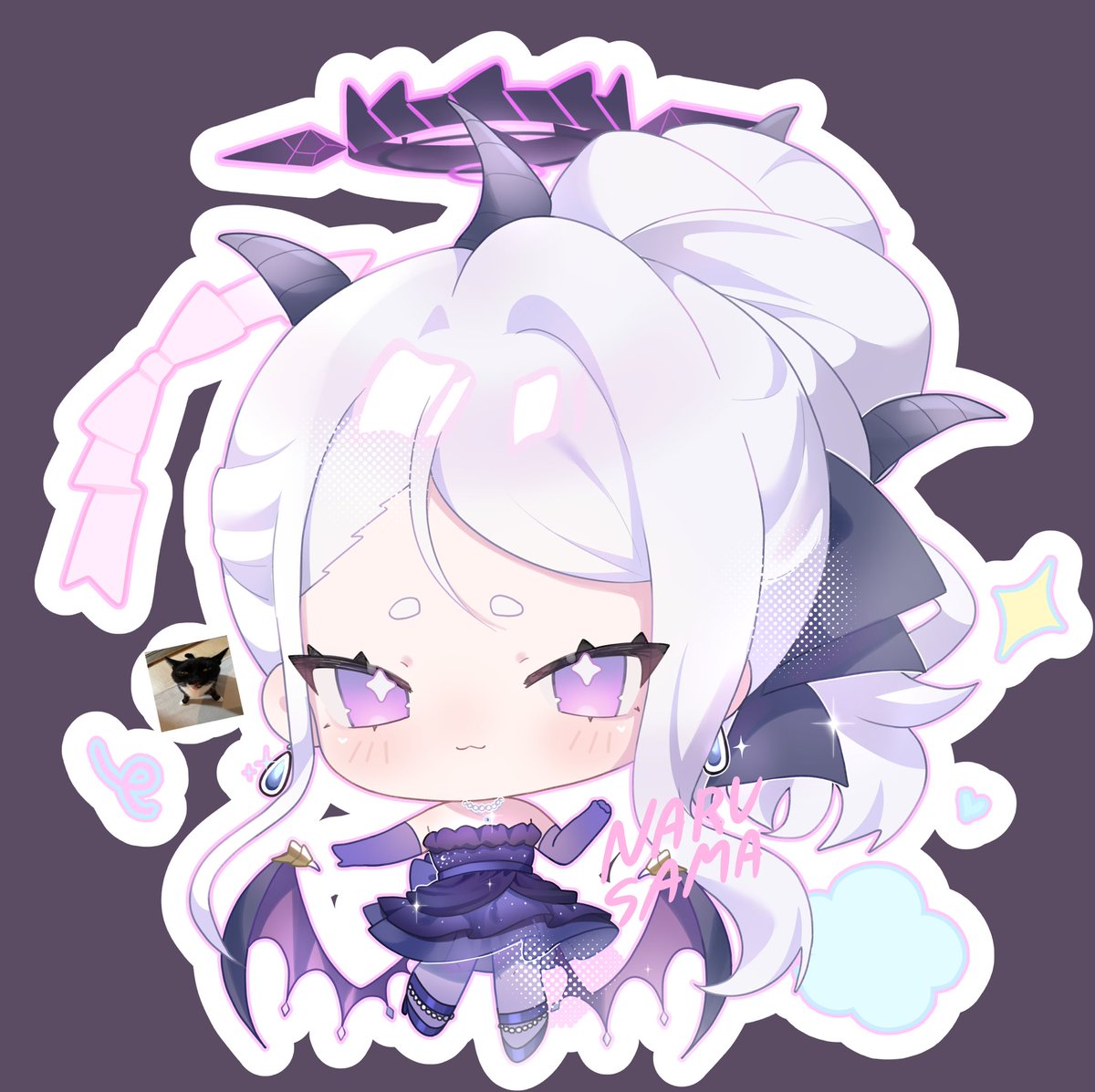 narusamaa's tweet image. 🌙✨
 #ブルアカ