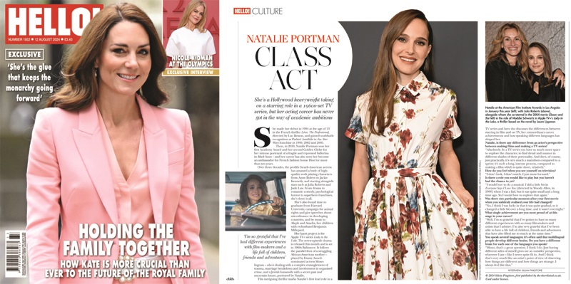 The_Shortlisted's tweet photo. 🎥🎦 Shout out to Hello! Magazine for licensing Natalie Portman's interview by Silvia Pingitore in today's issue! 🎬💄
@hellomag @nportmanonline @AppleTV @AppleFilms

** If you are a media company interested in celebrity interviews, please email info@the-shortlisted.co.uk ** https://t.co/AKkcA1kwoF
