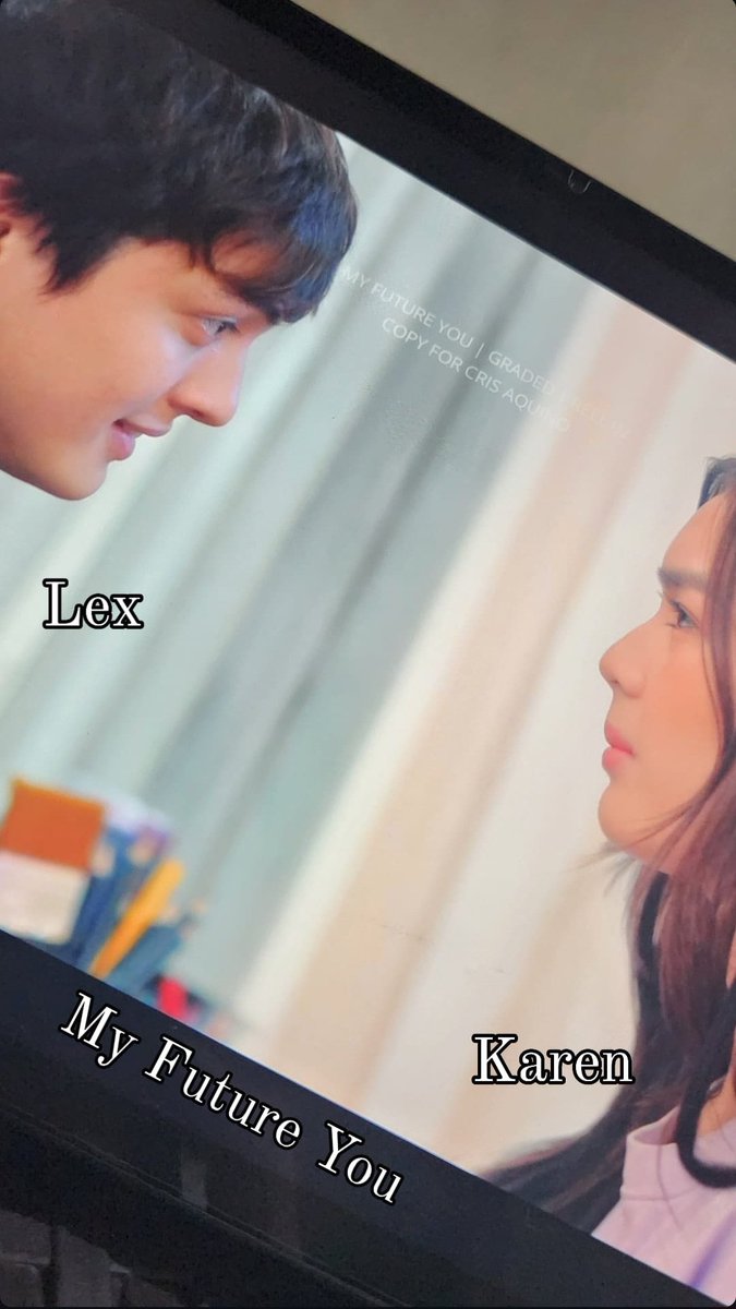 TitasOfCarrels's tweet photo. Hi Karen and Lex! 🥰 See you soonest? 

Stay tuned babies for updates and promos for #MyFutureYou directed by sir Crisanto B. Aquino. Let's all out our support for their first ever movie project!

#FrancineDiaz | #SethFedelin | #FranSeth | #FranSethCloudies https://t.co/AcMRIbiEze