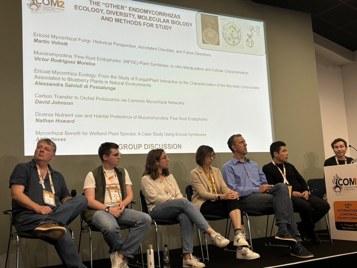 BuildOnINJ's tweet photo. Interesting discussions from the ‘other’ endomycorrhizas workshop #ICOM12 @nathsnH @DJSoilEcol @alan_wanke https://t.co/0SSFNMs9pL