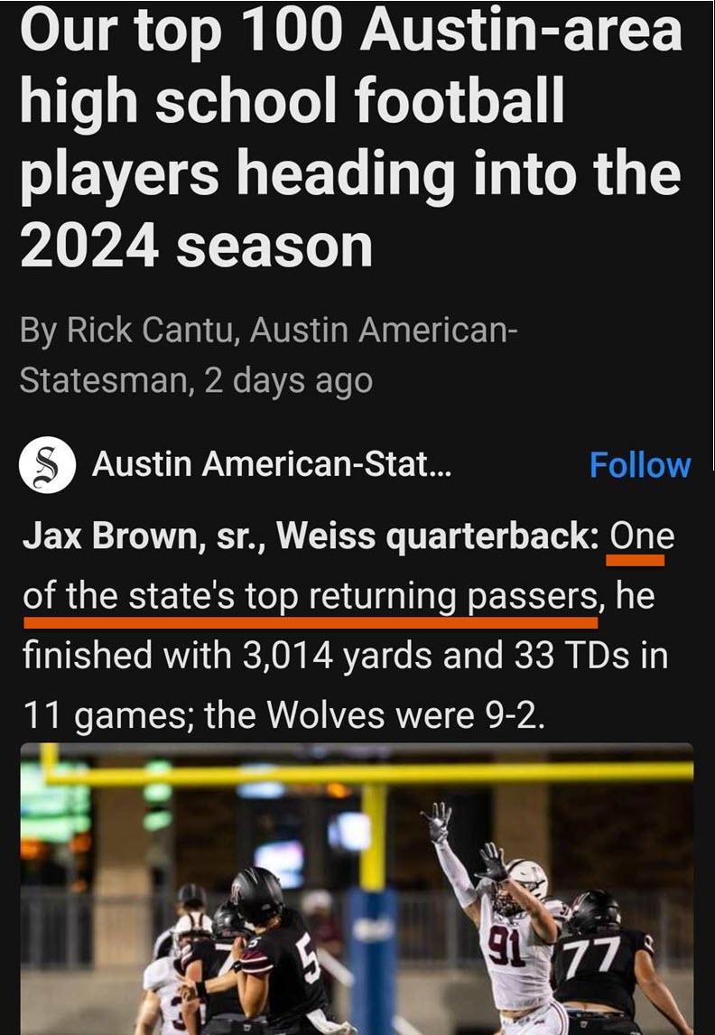 jaxmaddenbrown's tweet photo. Appreciate the shout out @statesman @Rickyprep
Lots of #Wolfpack guys in here! #WeAreWorking @WeissFootball https://t.co/enX9lJI5jm https://t.co/Q70iYoDEHb