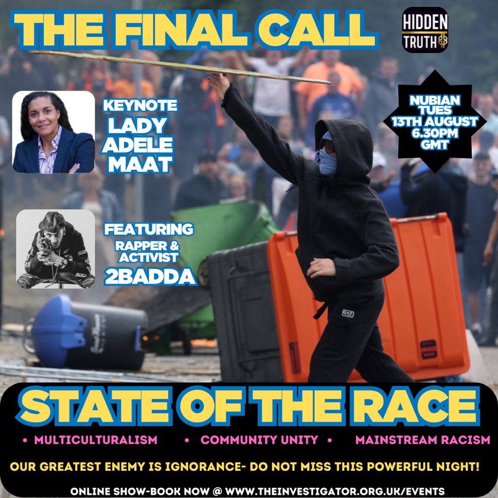 Our greatest enemy is IGNORANCE, our greatest weapon is WISDOM. This is not a time to panic and react to someone else's agenda, but a time for clear heads and calculated moves. 
We will be holding a special session to address the current situation.
Reg@ theinvestigator.org.uk/events