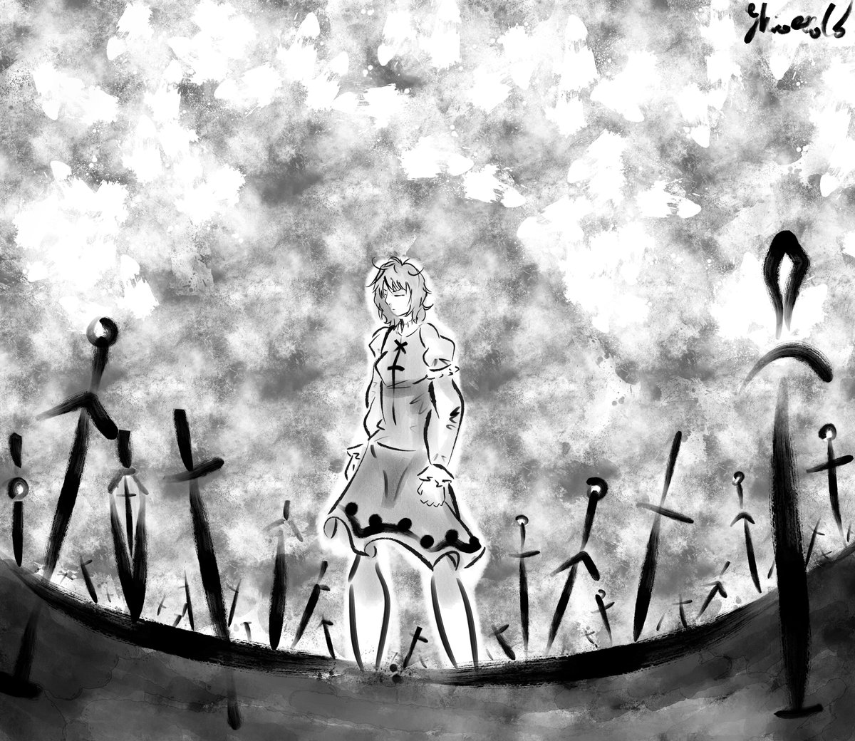 Since the Fate remastered came out i did Kogasa doing the UBW
#東方Project #touhou