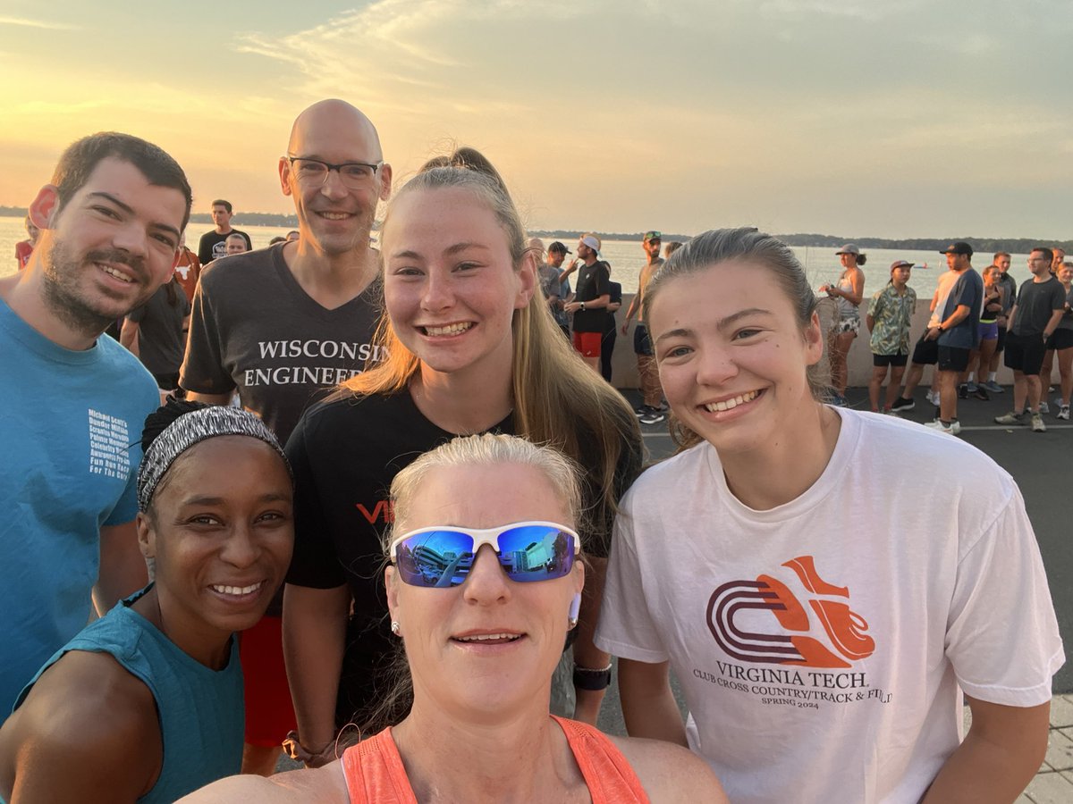 Dr. Robin Queen (@rmqueen_vt) on Twitter photo Great morning run. This time with friends during the #ASB2024 fun run sponsored by <a href="/theiamarkerless/">Theia</a>. Great weather & a view. <a href="/BEAMvt/">Virginia Tech Biomedical Engineering & Mechanics</a> <a href="/VTEngineering/">Virginia Tech Engineering</a> <a href="/AmSocBiomech/">American Society of Biomechanics</a> Great morning run. This time with friends during the #ASB2024 fun run sponsored by <a href="/theiamarkerless/">Theia</a>. Great weather & a view. <a href="/BEAMvt/">Virginia Tech Biomedical Engineering & Mechanics</a> <a href="/VTEngineering/">Virginia Tech Engineering</a> <a href="/AmSocBiomech/">American Society of Biomechanics</a>