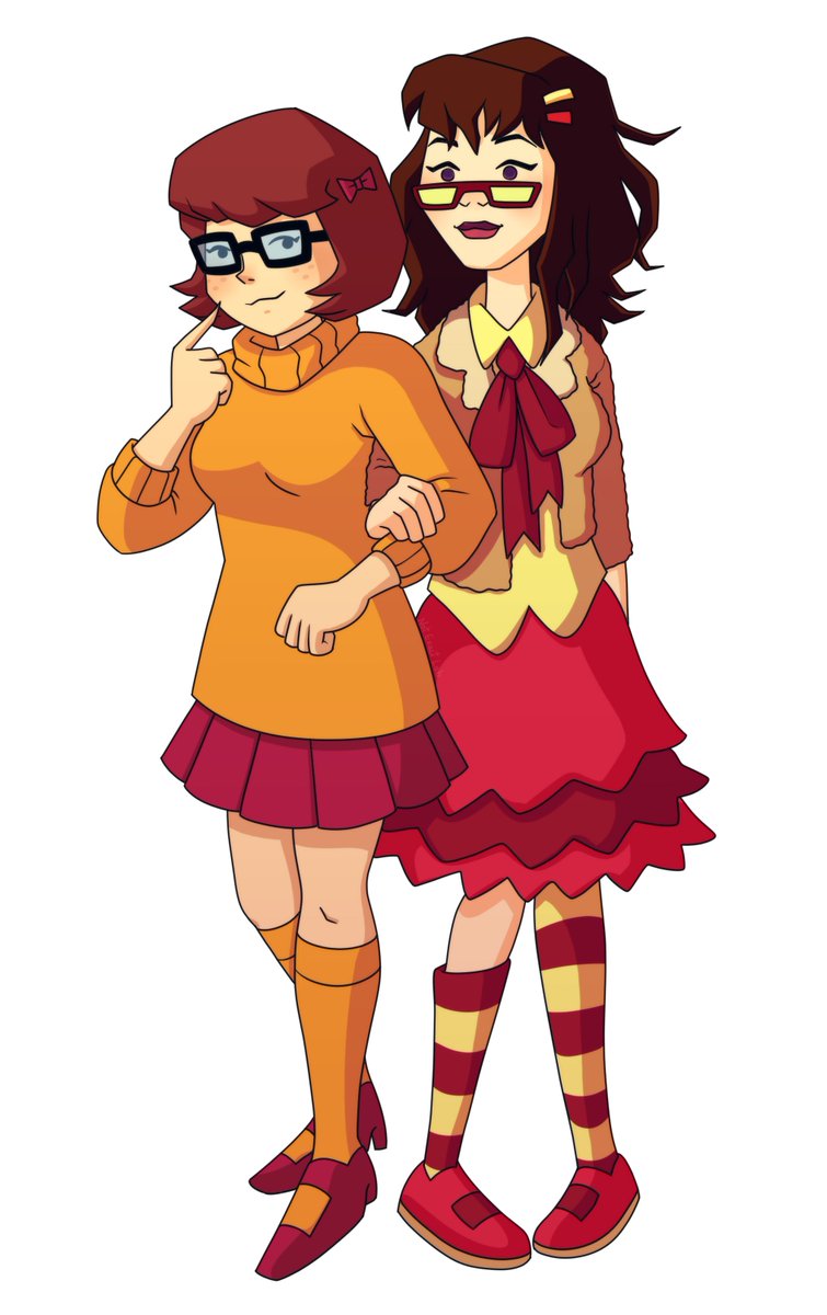 sooo <a href="/NotExactLab/">Ian bee</a> drew my favorite lesbians from scooby doo mystery incorporated (in the show's style)! there's like, criminally no merch from this show and I wanted to make a standee of them and I can't wait to order one
ahh ian just did such a good job
EVERYONE WATCH THIS SHOW
