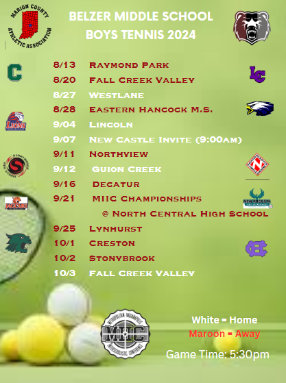 Belzer Fall Athletic Schedules
<a href="/BelzerBears/">Belzer Middle School</a>
<a href="/LCHSAthletics/">LCHSAthletics</a>
GO BEARS!!