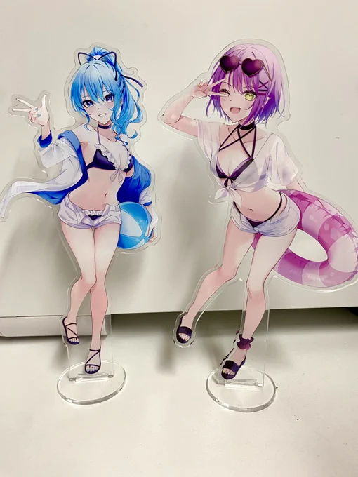 トワすいアクスタはこんな感じです!#C104 