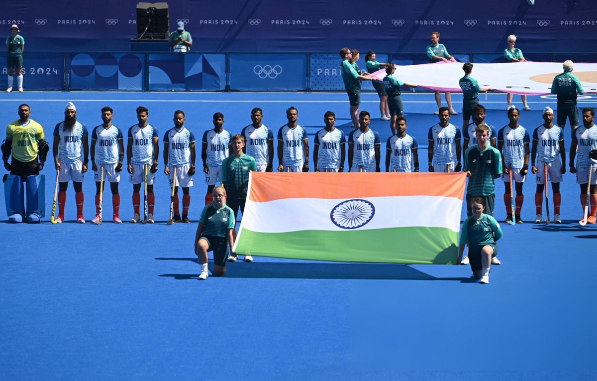 krrishkhurdra_'s tweet photo. भारतीय हॉकी टीम ने पेरिस ओलंपिक में BRONZE MEDAL जीत लिया है सभी देशवासी को बहुत बधाई
#IndianHockey  #INDvsESP #ESPvsIND https://t.co/AFOOvfnSLK