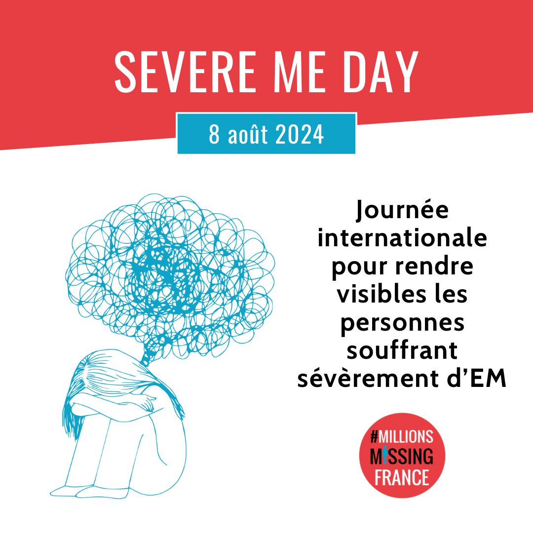 MillionsMissgFr's tweet image. 💬 𝗔𝘁𝘁𝗲𝗶𝗻𝘁𝘀 𝗱'𝗘𝗠 𝗲𝗻 𝗲́𝘁𝗮𝘁 𝘀𝗲́𝘃𝗲̀𝗿𝗲 : 𝗶𝗹𝘀 𝘁𝗲́𝗺𝗼𝗶𝗴𝗻𝗲𝗻𝘁.
Un quart des malades souffrant d’#EM sont en état sévère❗

En ce 8 août, journée internationale pour rendre visibles les personnes souffrant d'une encéphalomyélite myalgique sévère, 

1/6