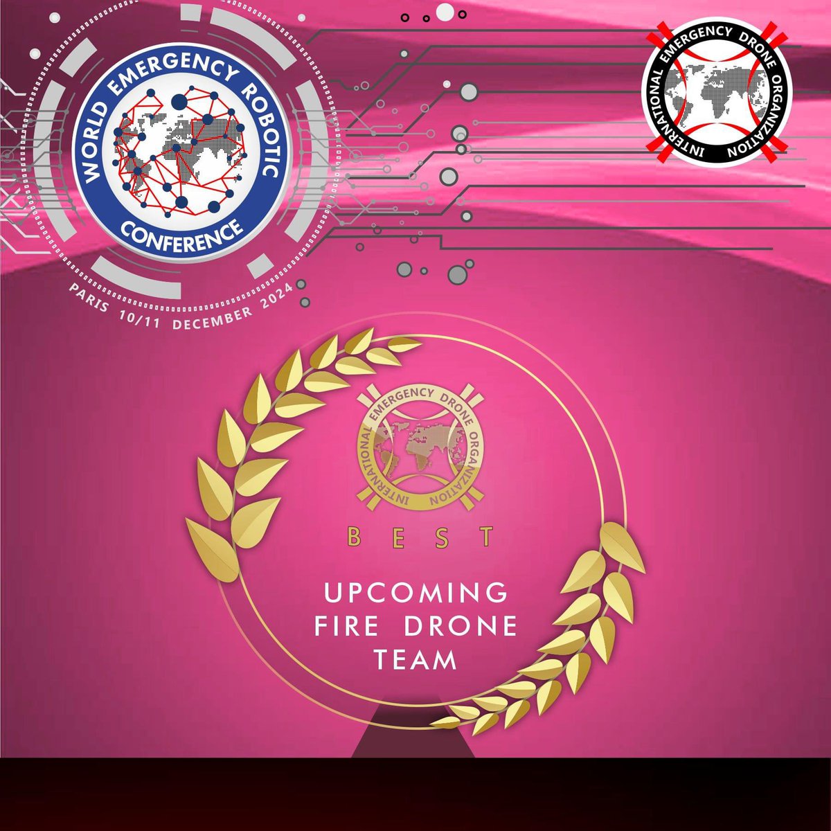 🚀 𝐁𝐞𝐬𝐭 𝐔𝐩𝐜𝐨𝐦𝐢𝐧𝐠 𝐅𝐢𝐫𝐞 𝐃𝐫𝐨𝐧𝐞 𝐓𝐞𝐚𝐦 𝐀𝐰𝐚𝐫𝐝 🚀 at #IEDOCONF! 🌟 This award recognizes the most promising #fire #drone team under 2 years old. If your team is innovating in the drone space &amp; ready to showcase your talent, apply here
docs.google.com/forms/d/1XR_Yw…