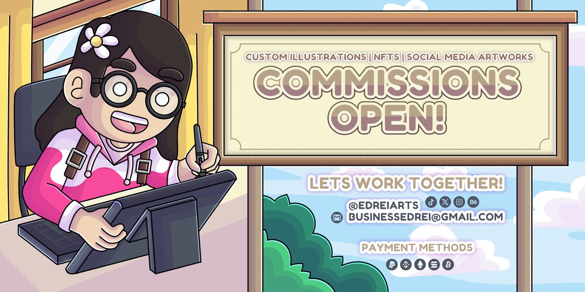 Edrei (@edreiarts) on Twitter photo π Now accepting commissions! π
Get your custom cartoon designs, social media artworks, and other illustrations today! π© DM me for details
β¨ Portfolio : behance.net/edreiarts/projβ¦
Let's create something amazing together!πββοΈ π Now accepting commissions! π
Get your custom cartoon designs, social media artworks, and other illustrations today! π© DM me for details
β¨ Portfolio : behance.net/edreiarts/projβ¦
Let's create something amazing together!πββοΈ