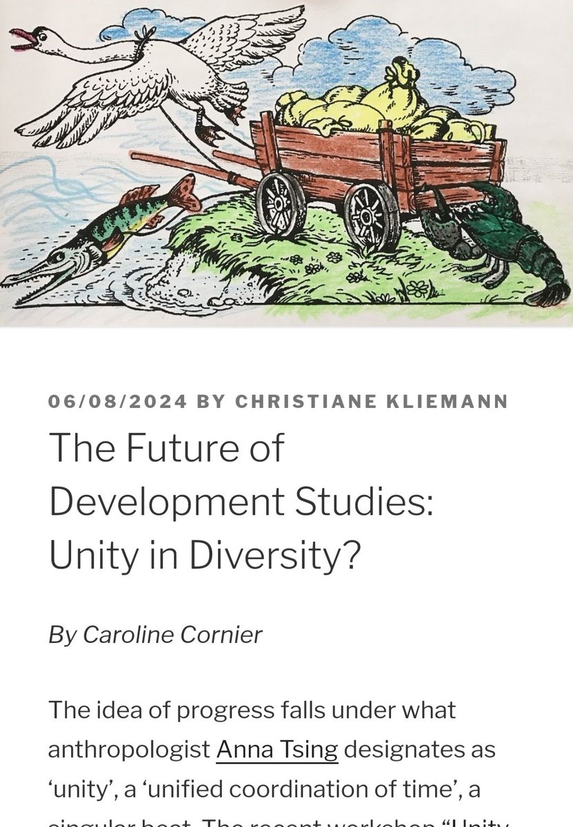 In my blog post on an EDAi workshop on the Future if Development at the end of June I try to summarise current divisions within Development Studies which I think increasingly runs the risk to reduce itself to irrelevance.

developmentresearch.eu/?p=1915