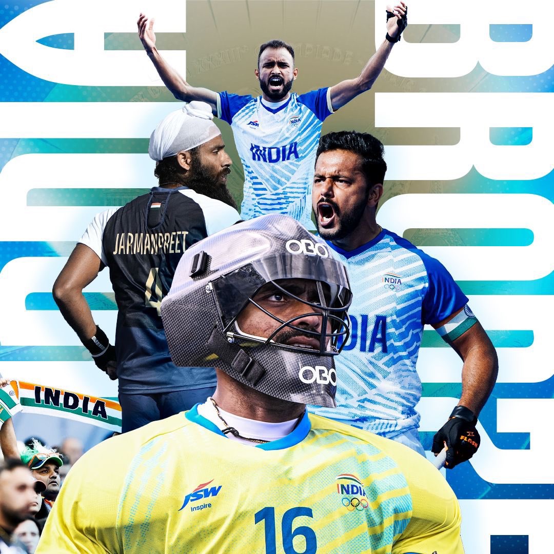 devendrameena30's tweet image. लगातार ओलंपिक में भारतीय पुरुष हॉकी के लिए दूसरा पदक। भारत में हॉकी के लिए बहुत अहम पल। उम्मीद है कि यह लाखों बच्चों को हॉकी खेलने के लिए प्रेरित करेगा। 🇮🇳
#HockeyIndia #Paris2024