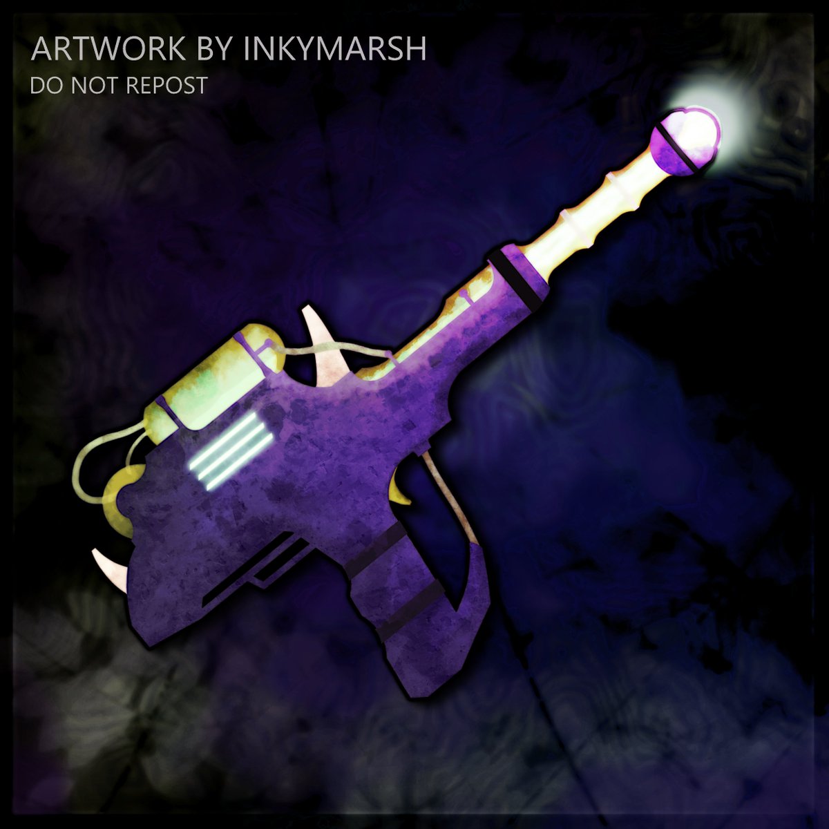 Second set of weapons I did for Master's submission! Featuring the Staves of Duality, The Deerstalker, The Conductor and The Phantatomiser!