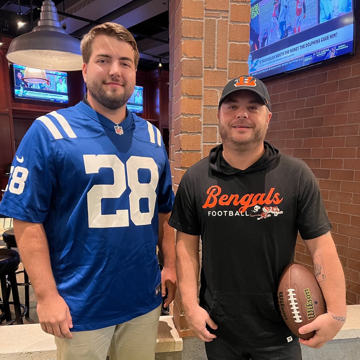 HollywoodIND's tweet photo. FOOTBALL IS BACK, BABY! 🏈 
We're giving away TWO tickets to the Bengals vs. Colts primetime game on August 22nd! 

+ transportation from Hollywood to the game and back &amp; seats in our SUITE! 

1. FOLLOW US
2. RT
3. REPLY WITH YOUR GAME PREDICTIONS! 

Winners notified via DM 8.15. https://t.co/ezDoGVMCQV