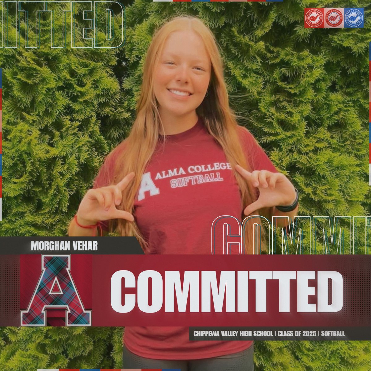 State Champs! W (@statechampsw) on Twitter photo Congratulations to these young ladies on committing to play colligate softball!
<a href="/AvaDomzalski/">Ava Domzalski</a> ➡️ <a href="/KzooSoftball/">Kalamazoo College Softball</a>
<a href="/movehar1/">morghan vehar 25</a> ➡️ <a href="/AlmaScotsSB/">Alma College Softball</a>
Looking to be recruited? Sign up on statechampsw.com! Congratulations to these young ladies on committing to play colligate softball!
<a href="/AvaDomzalski/">Ava Domzalski</a> ➡️ <a href="/KzooSoftball/">Kalamazoo College Softball</a>
<a href="/movehar1/">morghan vehar 25</a> ➡️ <a href="/AlmaScotsSB/">Alma College Softball</a>
Looking to be recruited? Sign up on statechampsw.com!