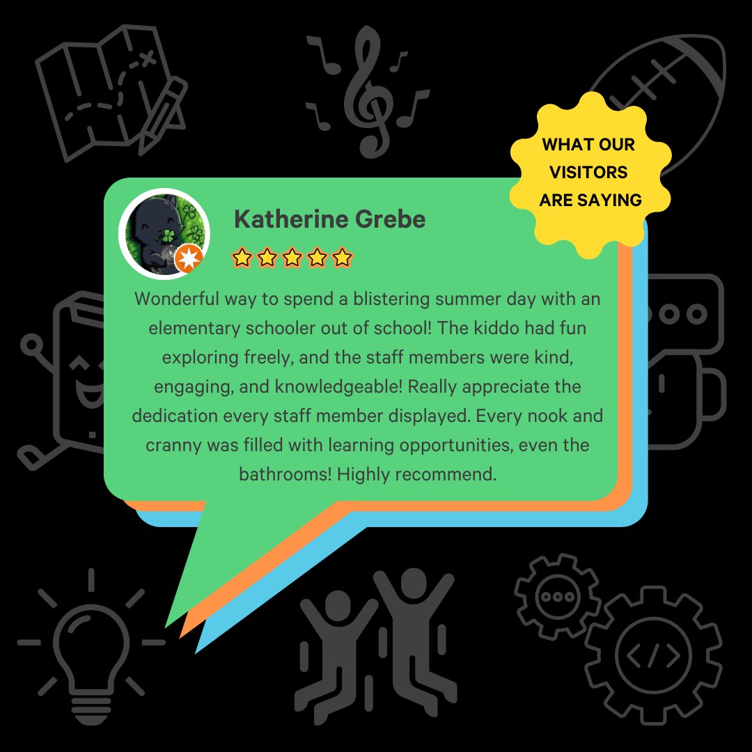 cademuseum's tweet image. It's blistering outside but that doesn't mean you can't enjoy the summer indoors at the Cade!

Don't believe us? Check out our reviews, there are opportunities for fun and learning everywhere you look! 🌞

#Thursdaythings #Reviews #FamilyFriendlyFun