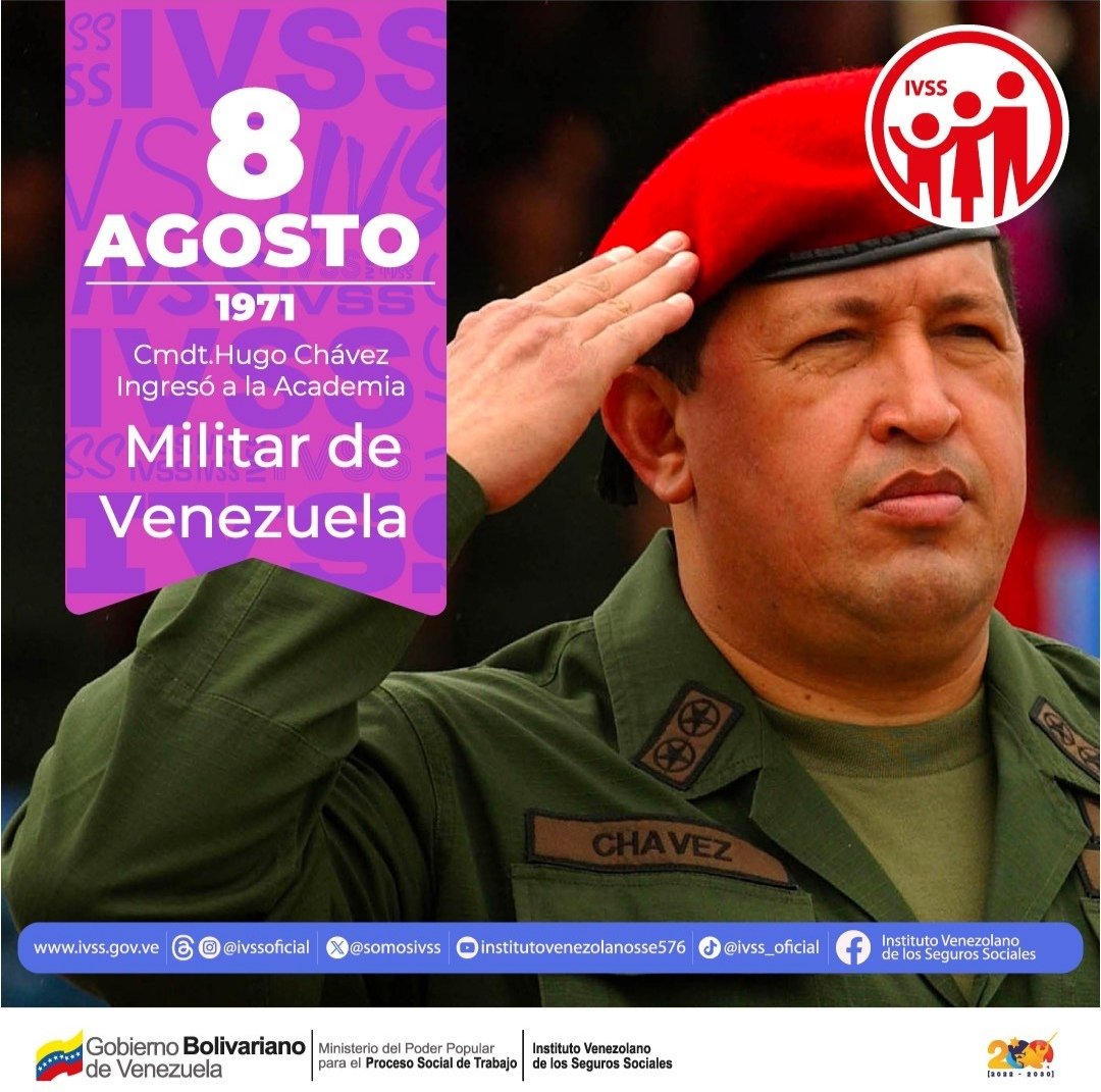 Hace 53 años, un día como hoy el joven Hugo Chávez llegó a Caracas, desde su llano barinès, al encuentro con Bolívar, en la Casa de los Sueños Azules, para formarse como oficial del Ejército Bolivariano.
<a href="/NicolasMaduro/">Nicolás Maduro</a> 
<a href="/MagaGutierrezV/">Magaly Gutiérrez Viña</a> 
<a href="/delcyrodriguezv/">Delcy Rodríguez</a>
#PuebloSorirnteYEnPaz