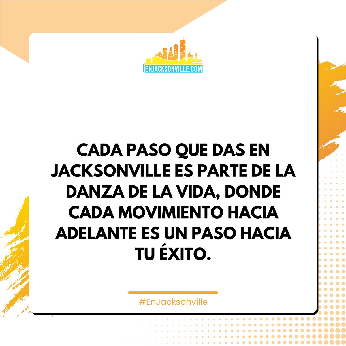 EnJacksonville's tweet photo. Cada paso que das en Jacksonville es parte de la danza de la vida, donde cada movimiento hacia adelante es un paso hacia tu éxito. https://t.co/PWM9kXxqXX