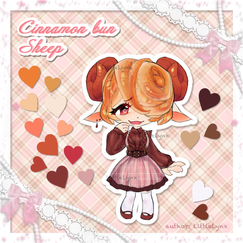 socalledfishart's tweet photo. 𝓒𝓲𝓷𝓷𝓪𝓶𝓸𝓷 𝓫𝓾𝓷 𝓢𝓱𝓮𝓮𝓹 adoptable ^w^
cost -- 50 USD
payment -- on Hipolink via PayPal
rules -- everything is allowed except assigning the authorship of the design and drawing to yourself
Comment if u want her! 

also available on Toyhouse: https://t.co/KDfVXBW3kc https://t.co/hkbsJNUDzr