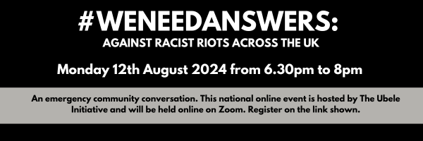The Ubele Initiative (@ubeleinitiative) on Twitter photo #WeNeedAnswers: Join the Emergency Community Conversation. Mon 12th August : 6.30pm to 8pm mailchi.mp/ubele.org/july…
Join the conversation. Let's unite together
<a href="/ubeleinitiative/">The Ubele Initiative</a>
<a href="/cahn_uk/">Caribbean & African Health Network</a> @LBN_Lancashire <a href="/AREtweets_/">Action for Race Equality</a>
<a href="/BlackEquityOrg/">BlackEquityOrg</a>
<a href="/raceequality/">Race Equality Foundation</a> <a href="/RunnymedeTrust/">Runnymede Trust</a> <a href="/ppvernon/">Patrick Vernon</a> <a href="/apavoices/">Alliance for Police Accountability (APA)</a> #WeNeedAnswers: Join the Emergency Community Conversation. Mon 12th August : 6.30pm to 8pm mailchi.mp/ubele.org/july…
Join the conversation. Let's unite together
<a href="/ubeleinitiative/">The Ubele Initiative</a>
<a href="/cahn_uk/">Caribbean & African Health Network</a> @LBN_Lancashire <a href="/AREtweets_/">Action for Race Equality</a>
<a href="/BlackEquityOrg/">BlackEquityOrg</a>
<a href="/raceequality/">Race Equality Foundation</a> <a href="/RunnymedeTrust/">Runnymede Trust</a> <a href="/ppvernon/">Patrick Vernon</a> <a href="/apavoices/">Alliance for Police Accountability (APA)</a>