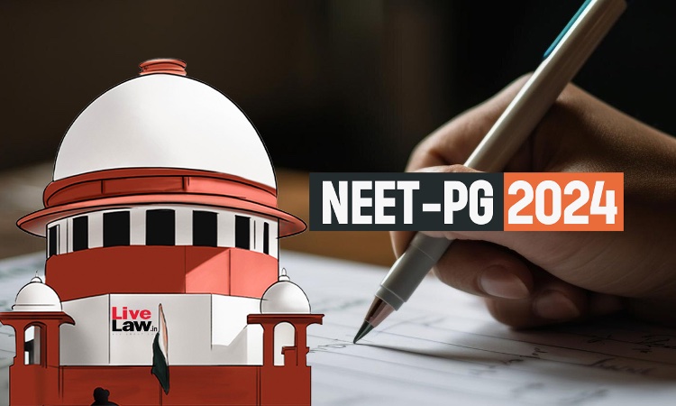 LiveLawIndia's tweet photo. #BREAKING Petition seeking to postpone #NEETPG2024 listed tomorrow before a bench led by the Chief Justice of India.

Supreme Court bench comprising CJI DY Chandrachud, Justice JB Pardiwala and Manoj Misra will hear the matter.

Petitioners raise concern over centre allotment and mark normalisation.