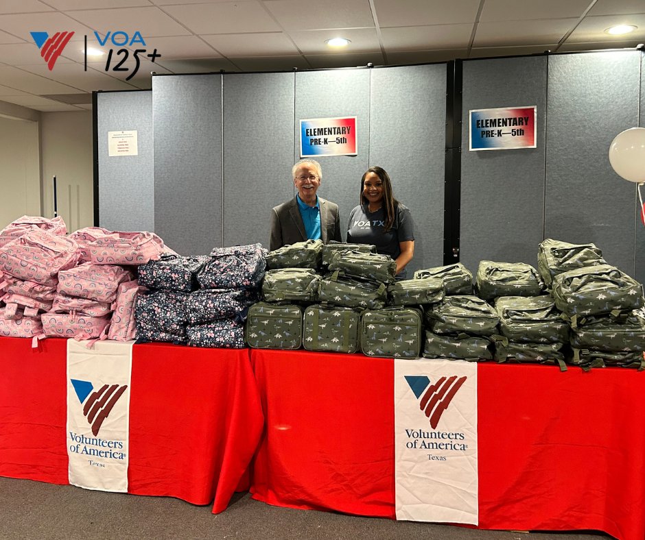 MikeKingCEO's tweet photo. What a pleasure it was to join @VOATexas for their Operation Backpack event! There is nothing I love more than connecting with the people we serve, especially in my own backyard. Learn how you can support the families we serve this back-to-school season: https://t.co/qmMy1hQLN5 https://t.co/V1x1VSFEne