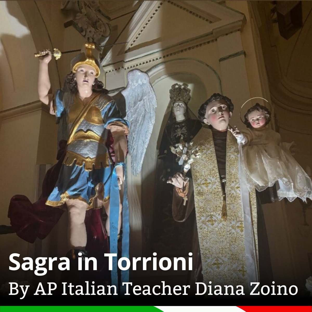 A MUST READ BLOG: ILF Teacher Member Diana Zoino takes us to Torrioni's annual Sagra, where local flavors and a tribute to the patron saints come together in celebration.  🍝🍷🙏 READ NOW at ItalianLanguageFoundation.org/BLOG 🔗 #Torrioni #Sagra #Italy #ItalianCulture