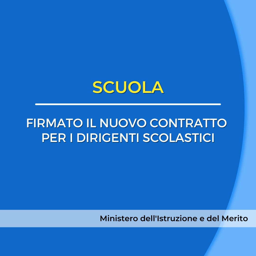 MIsocialTW's tweet image. Il #CCNL per l’Area della dirigenza scolastica relativo al triennio 2019/21 è stato sottoscritto, presso l’ARAN, in via definitiva. Qui tutti i dettagli ▶ miur.gov.it/web/guest/-/fi…