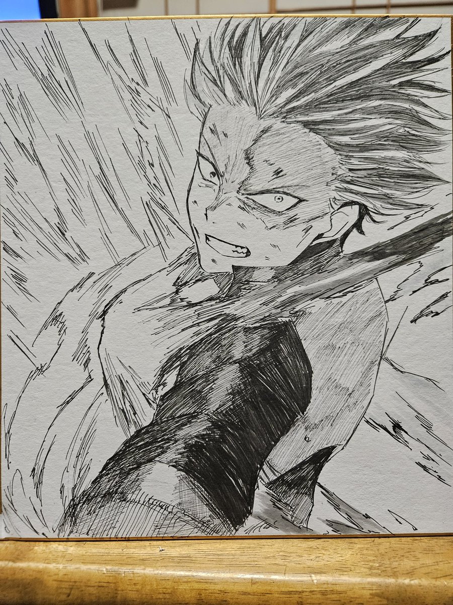 轟焦凍の色紙 