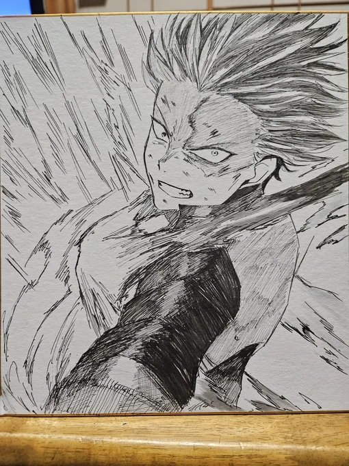 轟焦凍の色紙 