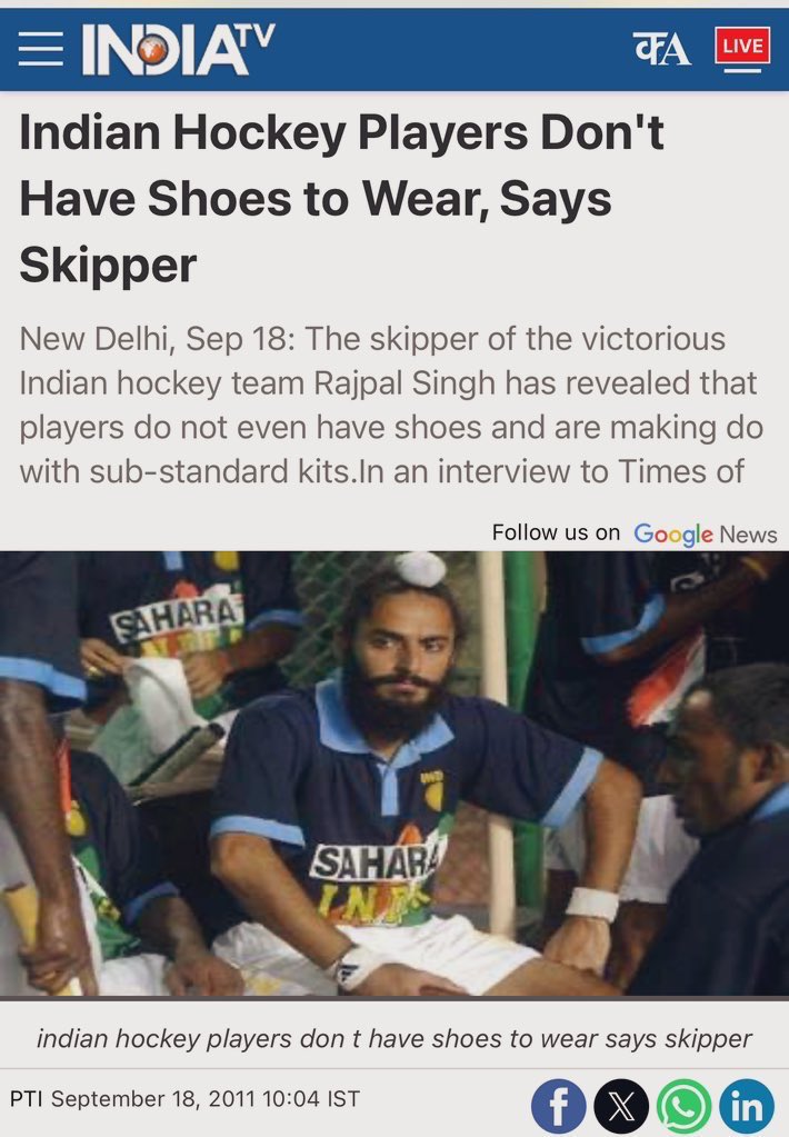abdullah_0mar's tweet photo. 2011: NO Shoes for Hockey players

Tokyo and Paris: Two consecutive MEDALS https://t.co/ZPAbFq0Yn9