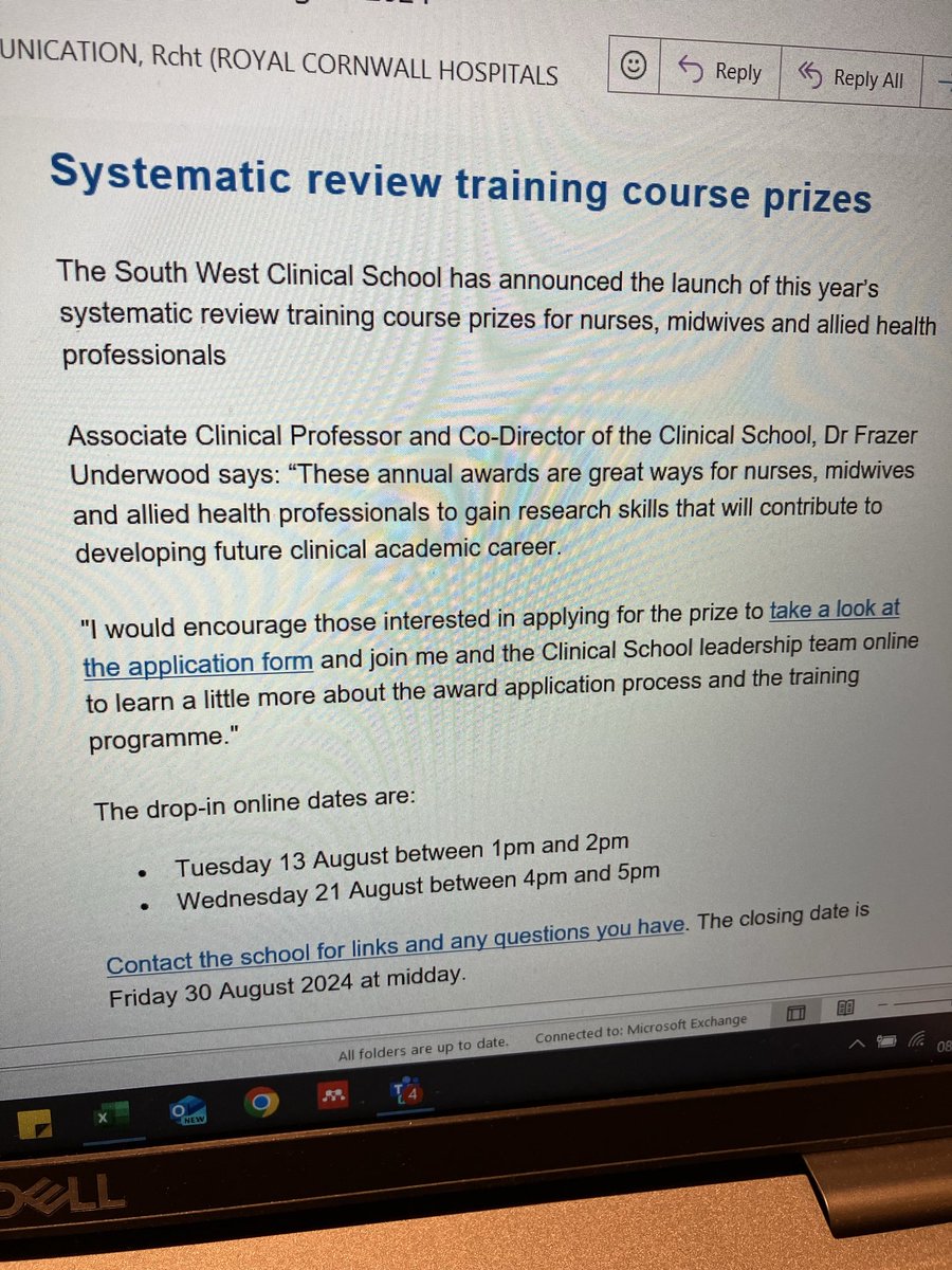 South West Clinical School in Cornwall (@cornwallclinsch) on Twitter photo Check out today’s Joint <a href="/RCHTWeCare/">Royal Cornwall Hospitals NHS Trust</a> <a href="/CornwallFT/">Cornwall Partnership NHS Foundation Trust</a> Bulletin for details about this year’s <a href="/JBIEBHC/">JBI</a> Systematic Review Training Course Prize Check out today’s Joint <a href="/RCHTWeCare/">Royal Cornwall Hospitals NHS Trust</a> <a href="/CornwallFT/">Cornwall Partnership NHS Foundation Trust</a> Bulletin for details about this year’s <a href="/JBIEBHC/">JBI</a> Systematic Review Training Course Prize