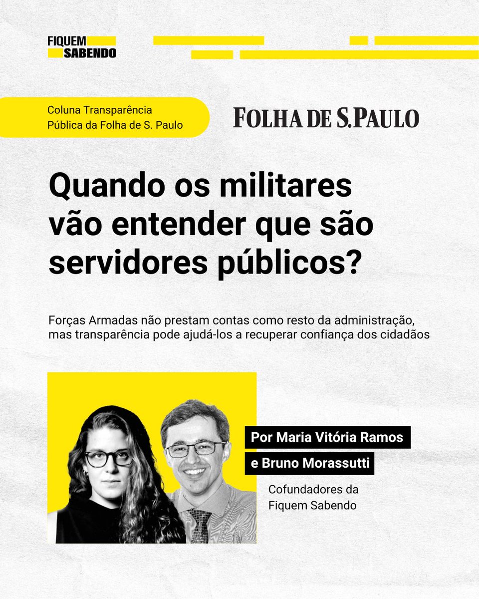 _fiquemsabendo's tweet photo. Quando o TCU determinou a divulgação dos dados de pensionistas do gov. federal, fomos surpreendidos pela falta de dados de pensionistas militares.

Para a Defesa, o grupo não estaria incluído na decisão. 

Mas, por que não? Os militares estão vinculados ao Executivo Federal. 🧵 https://t.co/3P7TpXJmD2