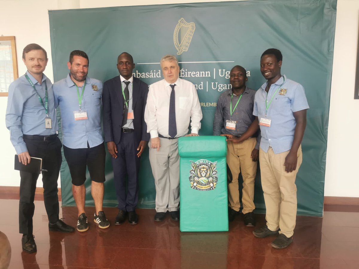 Atibu Saidi (@atibu_saidi) on Twitter photo Extremely humbled by special reception from Mr. Kevin <a href="/IEAmbUganda/">Ambassador of Ireland to Uganda</a> for the time and Support toward the growth of rugby and <a href="/TheKakiraRFC/">KAKIRA RUGBY CLUB</a>. We look onto such a platform to build the Kakira community.
It's humbling seeing your efforts being appreciated by respected persons like him Extremely humbled by special reception from Mr. Kevin <a href="/IEAmbUganda/">Ambassador of Ireland to Uganda</a> for the time and Support toward the growth of rugby and <a href="/TheKakiraRFC/">KAKIRA RUGBY CLUB</a>. We look onto such a platform to build the Kakira community.
It's humbling seeing your efforts being appreciated by respected persons like him