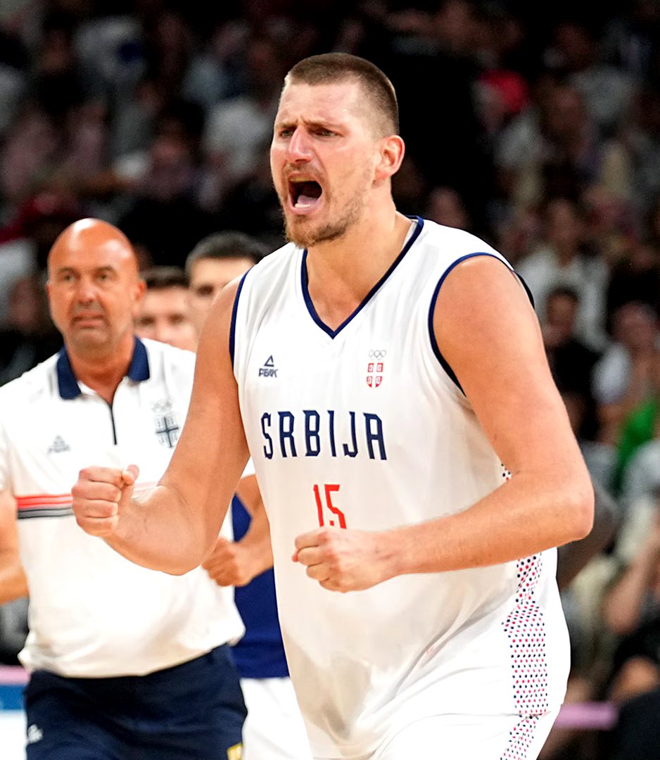 TheHoopCentral's tweet photo. Serbia is up 11 points at halftime vs. USA. https://t.co/GAWvg1rJe7