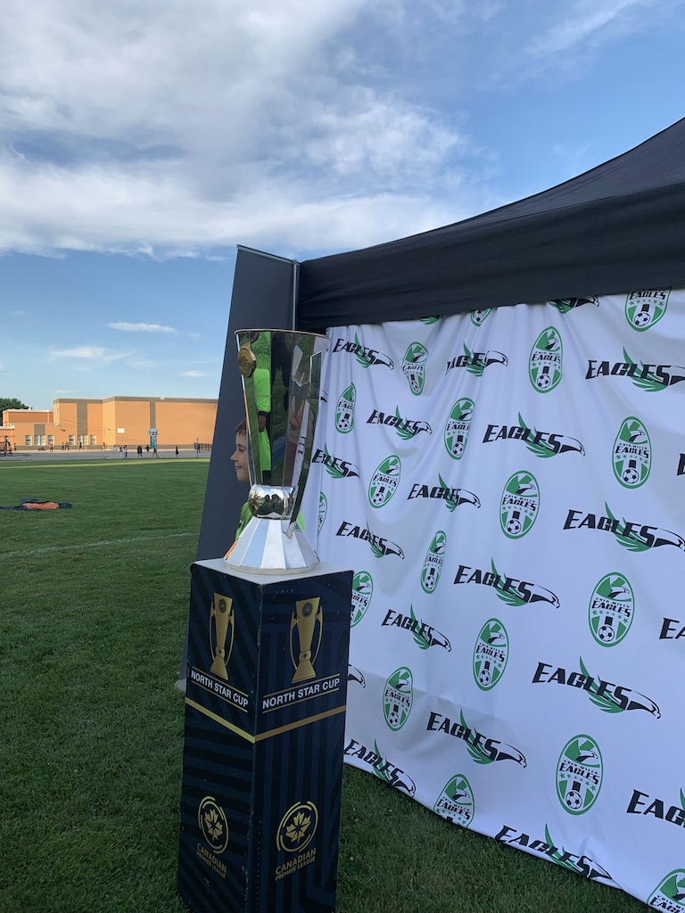 EMSCEagles's tweet photo. On, Wednesday, August 7th, we proudly hosted our first Meet and Greet Event with Canadian Premier League (CPL) 4-time Champions, Forge FC, @forgefc players. We want to extend our utmost gratitude &amp; appreciation to the Forge FC team for attending, &amp; making this event possible!! https://t.co/ln7Y48KQFr