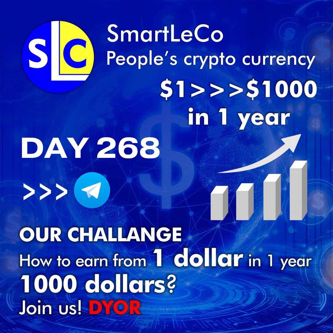 SmartLeCo's tweet photo. π’ #SmartLeCo token challenge 2 | day 268
Today 2 #USDT #DODO swap = 49.0411 #SLCT π
πΉ Join us on INTRACT and get SmartLeCo Liquidity provider NFT, Bike Universe EARLY SUPPORTER #NFT
πΉ New quests on #INTRACT - SmartLeCo token supporter NFT and @bike__universe website launch https://t.co/fXITce6GjX